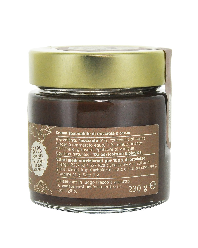 Noccio e Ciocco gusto classico 230g con Nocciola Piemonte IGP