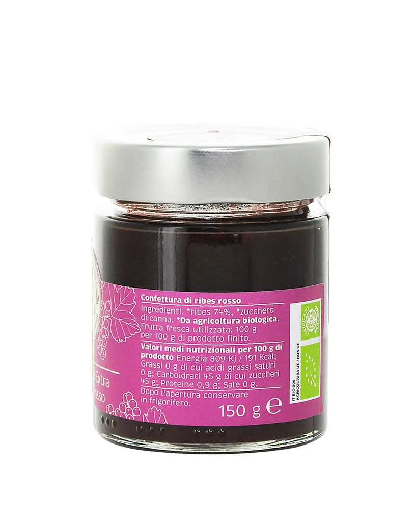 Confettura extra di Ribes Rosso 150g