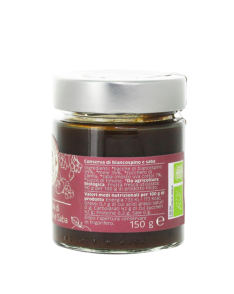 Conserva di Biancospino e Saba 150g