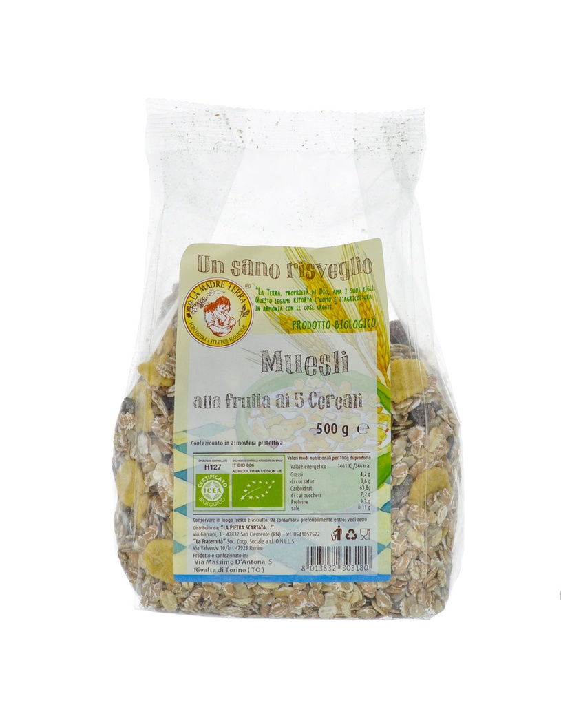 Muesli alla frutta ai 5 cereali 500g