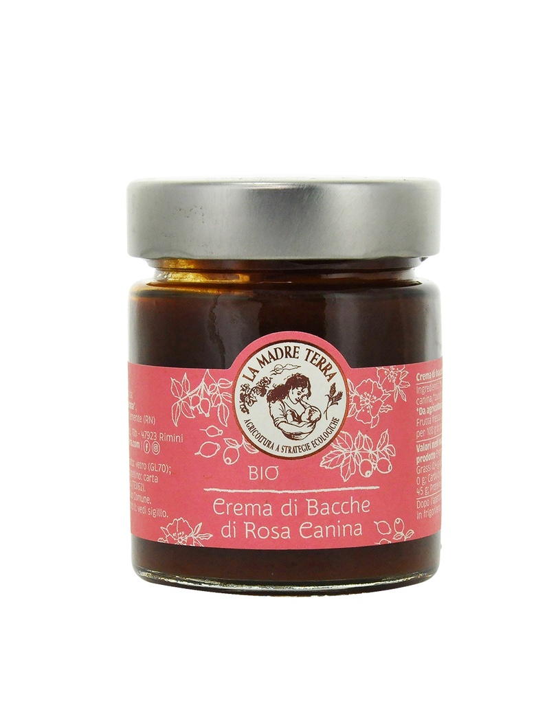 Crema di bacche di Rosa Canina *con zucchero d'uva 140g