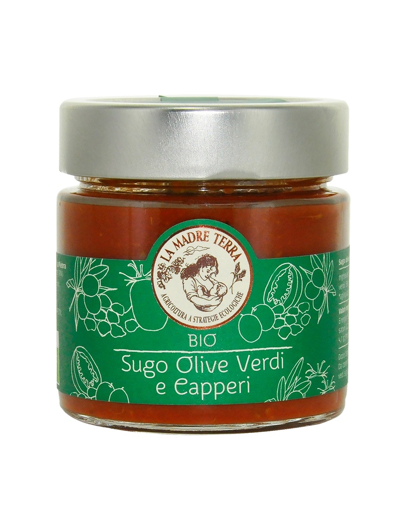 Sugo Olive verdi e Capperi 200g