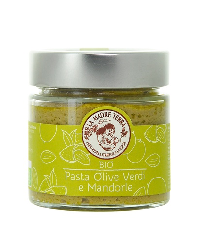 [VEG14] Pasta di Olive Verdi e Mandorle 200g